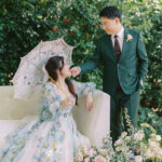 Intimate Micro Wedding at Gamble Garden in Palo Alto, Bay Area, California
