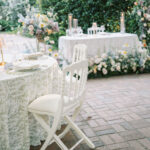 Explore this romantic Gamble Garden wedding in Palo Alto featuring organic garden inspired florals, elegant tablescapes, and a timeless Northern California celebration designed by Bay Area wedding planner Yiventful Co.