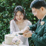 Intimate Mico Wedding at Gamble Garden in Palo Alto, Bay Area, California