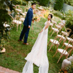 Intimate Mico Wedding at Gamble Garden in Palo Alto, Bay Area, California
