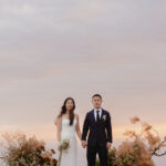 Mount Tamalpais microwedding with nine guests featuring organic and earthy styling natural textures and an intimate outdoor ceremony