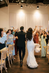 San Francisco wedding planner coordinating outdoor ceremony details Full service wedding planning and design for a Bay Area winery wedding Wedding planner styling reception tables at a California vineyard venue Yiventful Co. weddings and Events | Blanco Urban Venue| Booking 2027-2028
