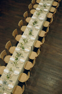 Soft romantic wedding reception at Blaco Urban Venue in California planned by Yiventful Co., a Bay Area wedding planner. | Now booking 2027-2028 Best Bay Area Planner