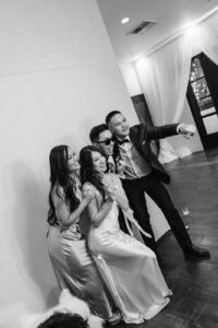 Soft romantic wedding reception at Blaco Urban Venue in California planned by Yiventful Co., a Bay Area wedding planner. | Now booking 2027-2028 Best Bay Area Planner