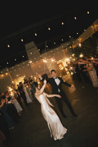 San Francisco wedding planner coordinating outdoor ceremony details Full service wedding planning and design for a Bay Area winery wedding Wedding planner styling reception tables at a California vineyard venue Yiventful Co. weddings and Events | Blanco Urban Venue| Booking 2027-2028