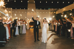 Soft romantic wedding reception at Blaco Urban Venue in California planned by Yiventful Co., a Bay Area wedding planner. | Now booking 2027-2028 Best Bay Area Planner